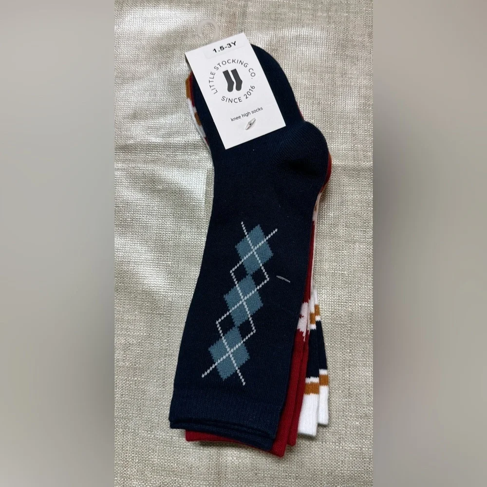 Little Stocking Co. - School Girl Knee High Sock 3- Pack: 1.5-3 YEARS